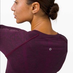 Lululemon Swiftly Long Sleeve Deep Fuschia